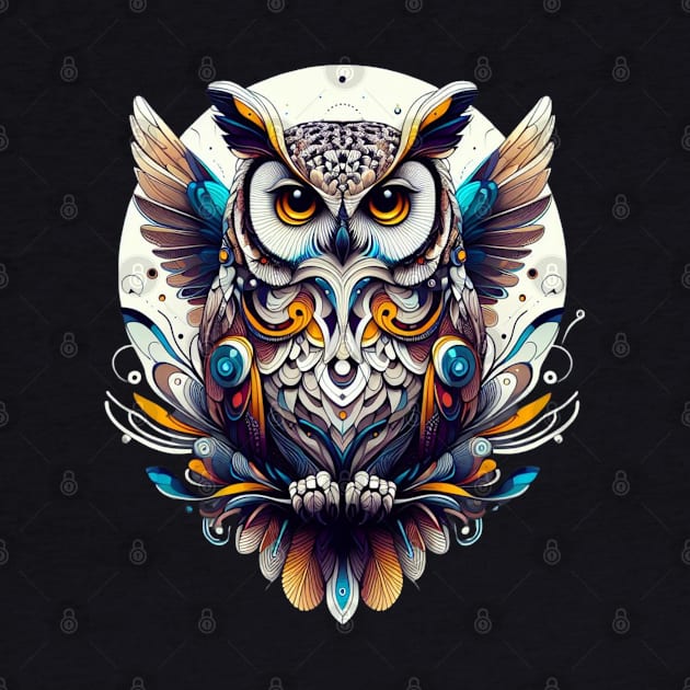 Spectacular owl design by The Artful Barker